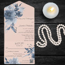 Search for dusty blue and peach wedding invitations Qr code