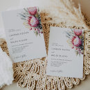 Search for protea wedding invitations Boho