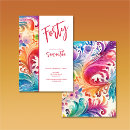 Search for watercolor 40th birthday invitations Pretty