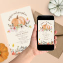 Search for autumn baby girl shower invitations Floral