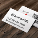 Recherche de réseaux sociaux cartes visite Simple