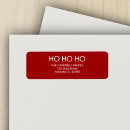 Search for ho ho ho return address labels Minimalist