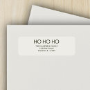 Search for ho ho ho return address labels Merry christmas