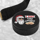 Search for santa hockey pucks Xmas