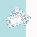 Recherche de motif bohème cartes visite Tendance