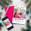 Search for hot pink christmas cards Trendy