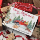 Search for red truck christmas cards Watercolor