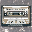 Recherche de 90s anniversaire invitations Cassette