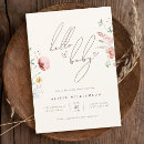 Search for calligraphy baby shower invitations Boho chic