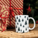 Recherche de noël noir et blanc tasses Élégant