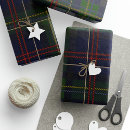 Search for purple holiday wrapping paper Tartan