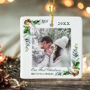 Search for pine ornaments newlywed
