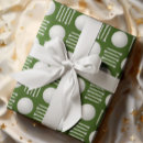 Search for christmas golf wrapping paper Green