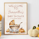 Search for pumpkin baby shower posters Watercolor