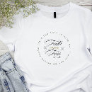 Search for faith not fear tshirts Black
