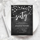 Search for chalkboard 60th birthday invitations Typography