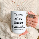 Search for funny music teacher mugs Birthday