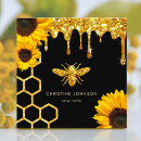 Recherche de abeille et les fleurs cartes visite Pour elle