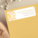 Search for beige return address labels Boho bohemian