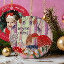 Search for vintage caroler ornaments Christmas holiday