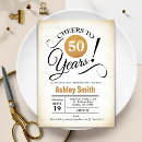 Search for retro 50th birthday invitations Elegant