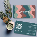 Search for wave business cards Minimalist