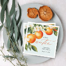 Search for clementine napkins Little cutie