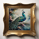 Recherche de peinture paon posters Aquarelle