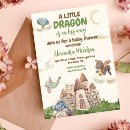 Recherche de dragon baby invitations Magique