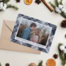 Search for real foil christmas cards Tartan