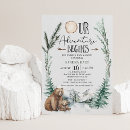 Recherche de cub baby shower invitations Hiver