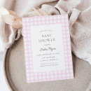 Search for gingham invitations Mother to be