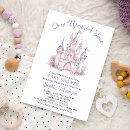 Search for fairytale baby girl shower invitations Castle