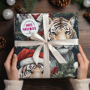 Search for christmas tiger wrapping paper Modern