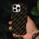Search for year iphone cases Black and gold