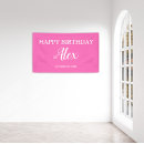 Search for hot pink banners White