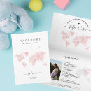Search for destination baby shower invitations Passport