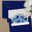 Search for royal blue envelopes Return address