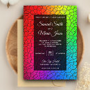 Search for stained glass wedding invitations Abstract
