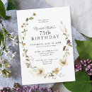 Recherche de de 75 ans invitations Pour elle