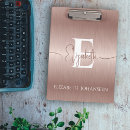 Search for rose gold clipboards Brushed metal