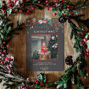 Search for dark red christmas cards Elegant