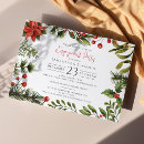 Search for christmas engagement party invitations Botanical