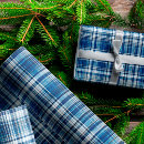 Search for blue and white gingham wrapping paper Plaid