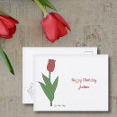 Recherche de tulipe rouge cartes postales Pour elle