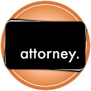 Search for attorney business cards black and white