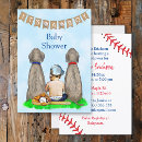 Recherche de baseball baby shower garçon invitations Bébé