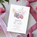 Search for seashells save the dates Modern