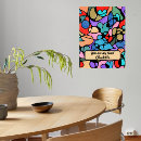 Recherche de coeur romantique posters Anniversaire