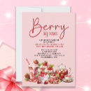 Search for red 1st birthday invitations Fruit